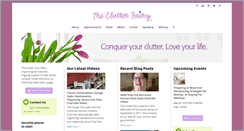 Desktop Screenshot of clutterfairyhouston.com